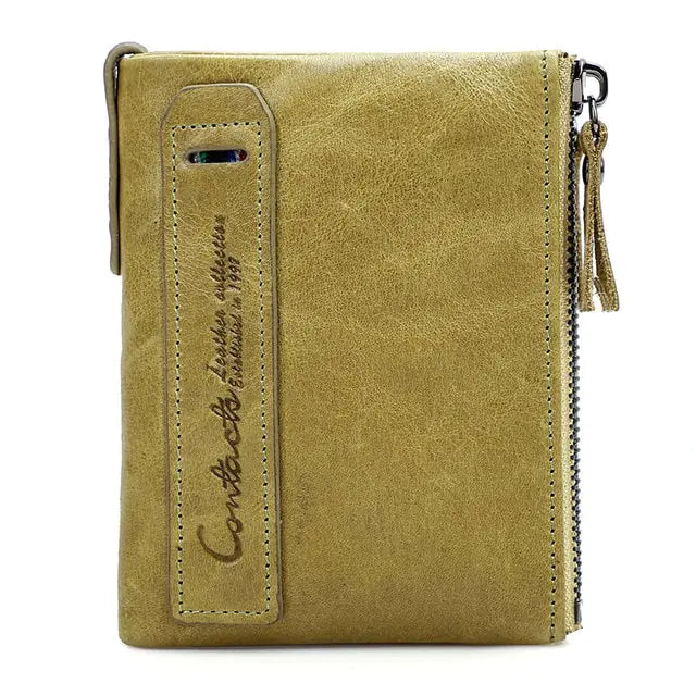 Genuine Leather Wallets for Women Short Bifold Fashion Women Bag