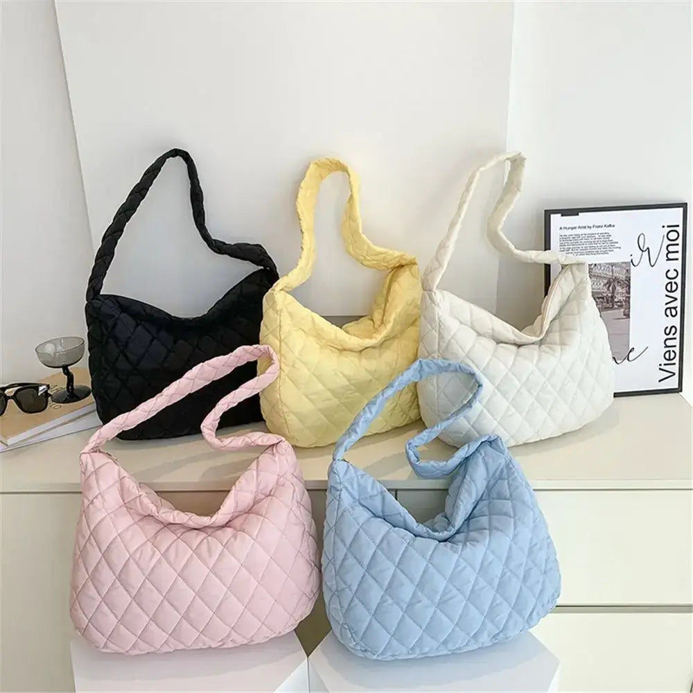 Women Large Capacity Quilted Tote Bag