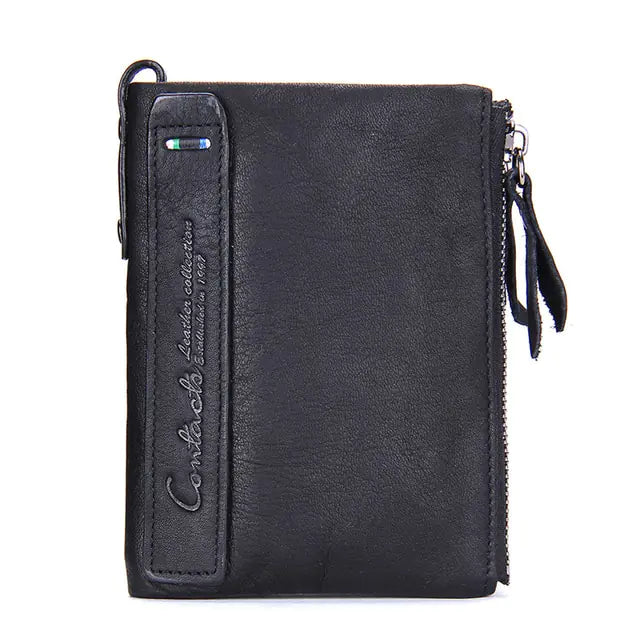 Genuine Leather Wallets for Women Short Bifold Fashion Women Bag