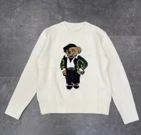 Cartoon Women RL Bear Sweater Winter Clothing